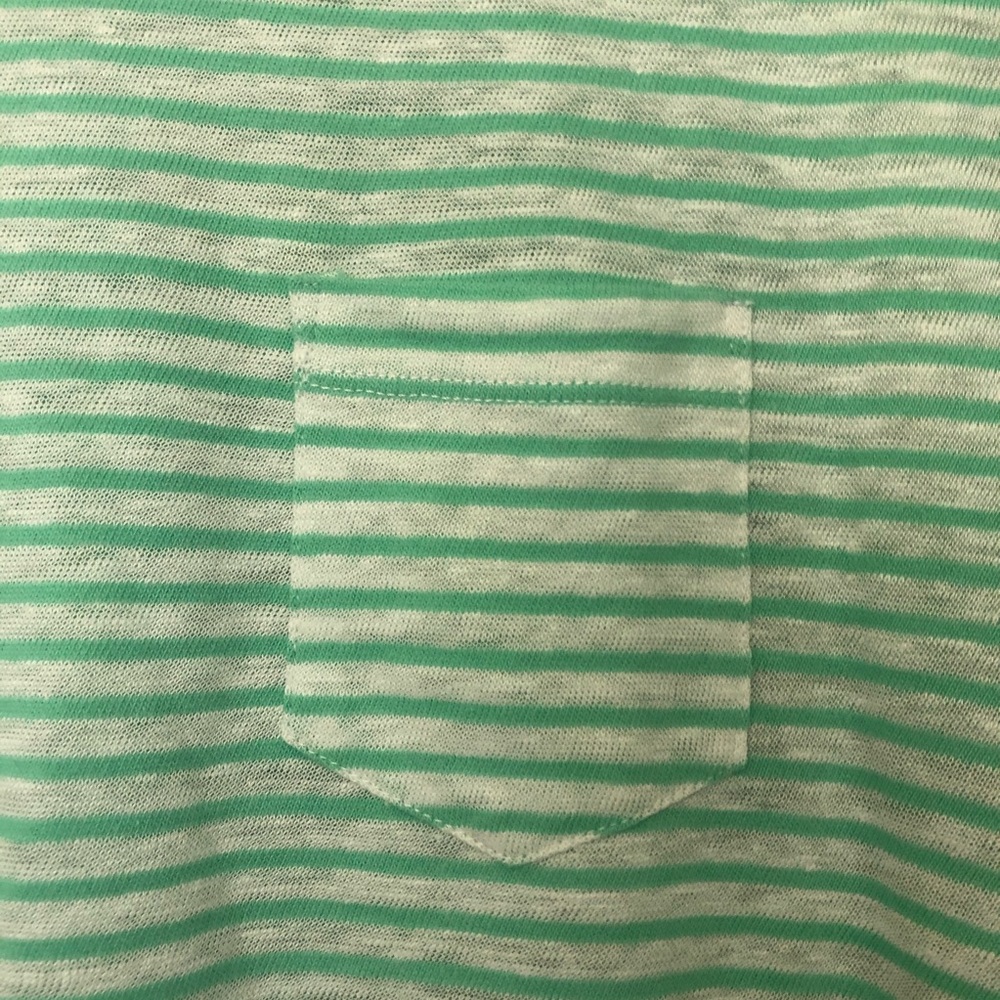 Banana Republic Striped Front Pocket Tee - Picture 2 of 8